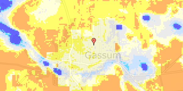 Ekstrem regn på Baltzers Alle 12