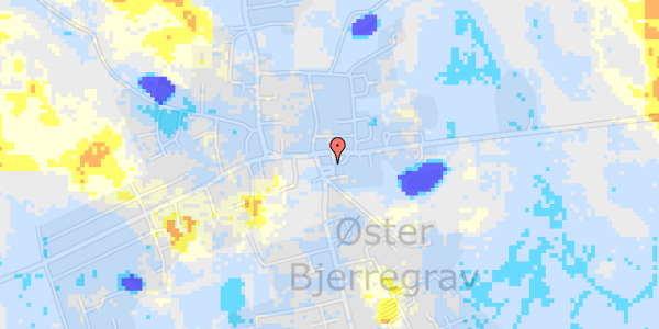 Ekstrem regn på Frederiksbergvej 1C