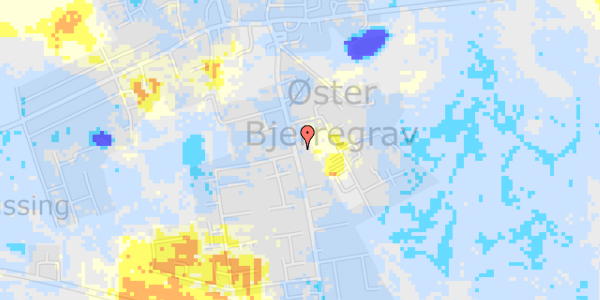 Ekstrem regn på Frederiksbergvej 15