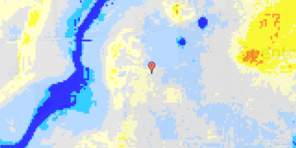 Ekstrem regn på Jomfru Dybersvej 3