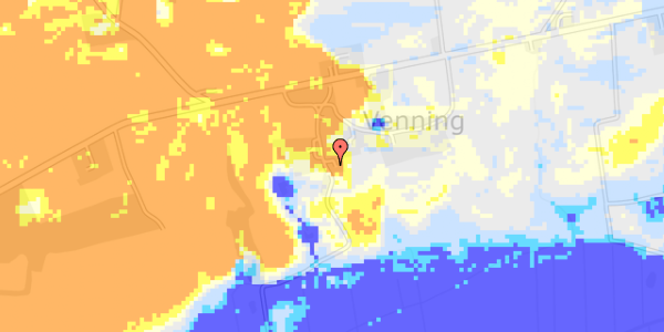 Ekstrem regn på Nørreådalsvej 5