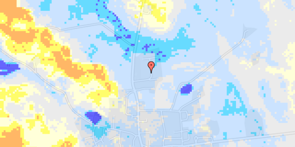 Ekstrem regn på Solhøjen 1