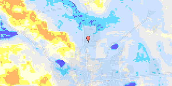 Ekstrem regn på Solhøjen 2A