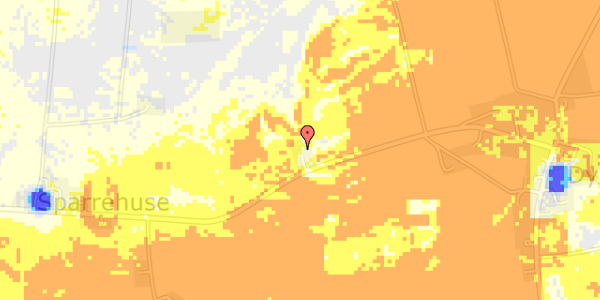 Ekstrem regn på Sparrehusevej 14