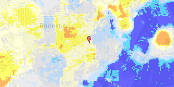 Ekstrem regn på Adonisvej 8