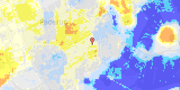 Ekstrem regn på Adonisvej 55