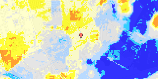 Ekstrem regn på Adonisvej 91