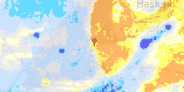 Ekstrem regn på Amstrupgårdsvej 4