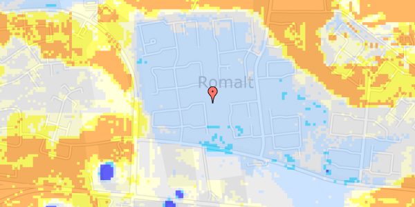 Ekstrem regn på Astridsminde 18