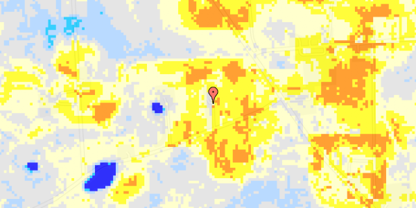 Ekstrem regn på Bavnehøjsvej 10