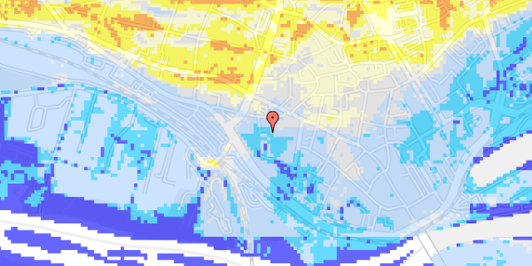 Ekstrem regn på Blegdammen 5, st. 105