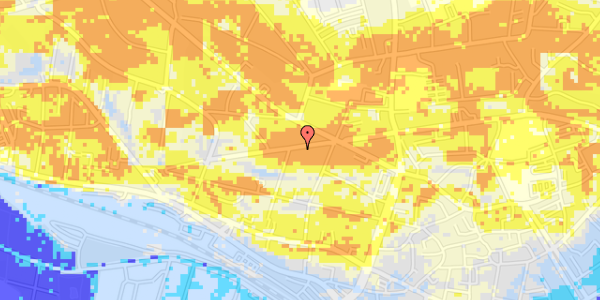 Ekstrem regn på Danmarksgade 7, 1. th