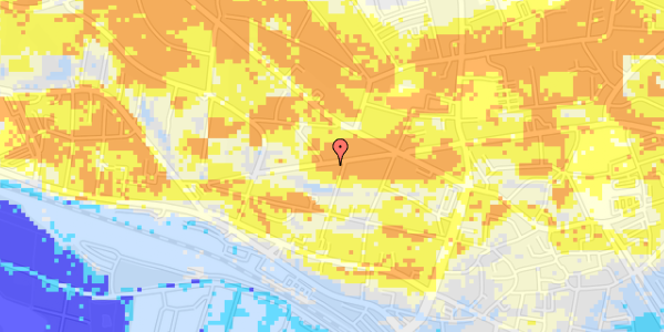 Ekstrem regn på Danmarksgade 13D, 2. th