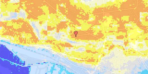 Ekstrem regn på Danmarksgade 13E, 3. th