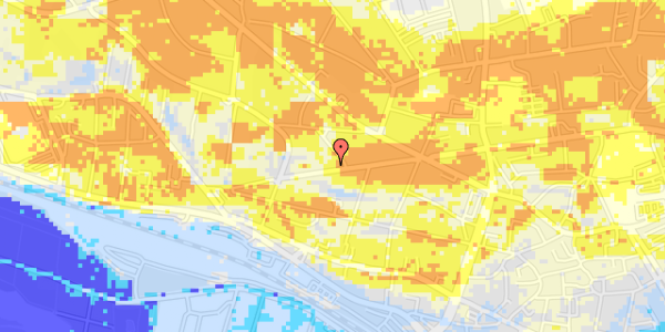 Ekstrem regn på Danmarksgade 18B, 2. tv