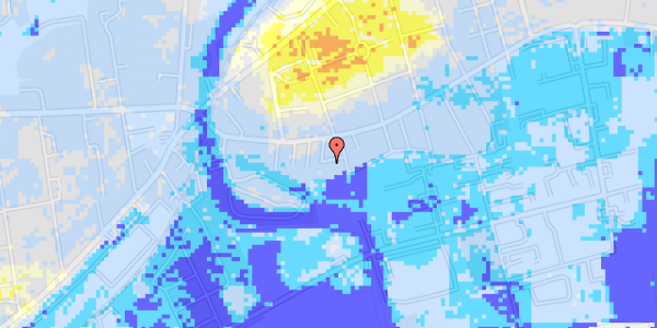 Ekstrem regn på Fjordlyvej 1