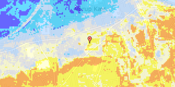 Ekstrem regn på Frederiksbergvej 15