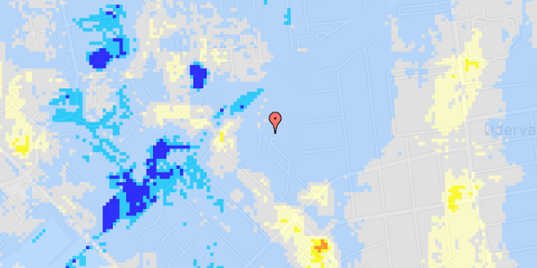 Ekstrem regn på Gl. Hobrovej 136, 1. 222