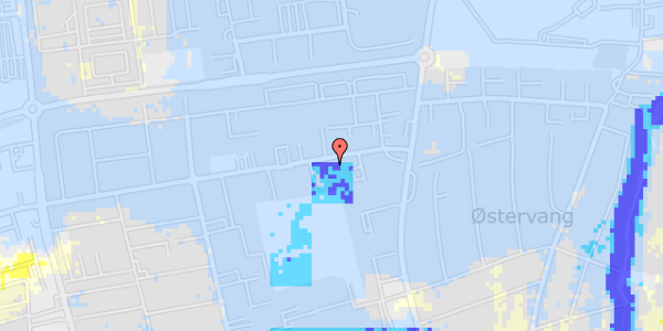 Ekstrem regn på Glarbjergvej 142, 1. th