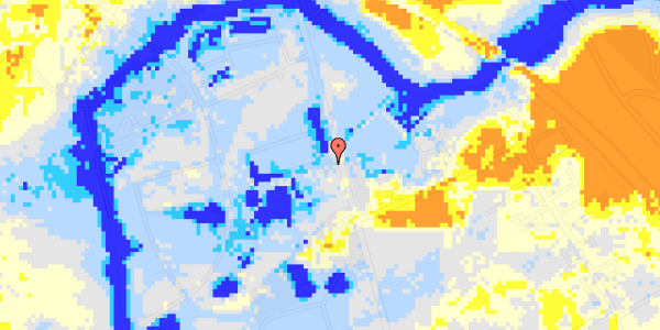 Ekstrem regn på Hadstenvej 16