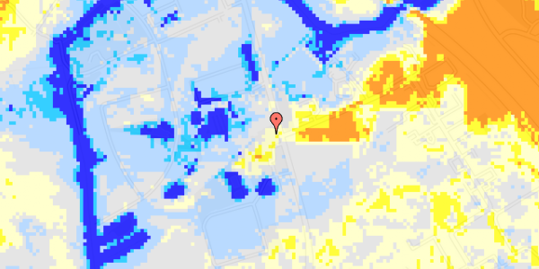 Ekstrem regn på Hadstenvej 18