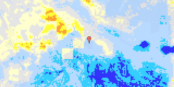 Ekstrem regn på Hadsundvej 260