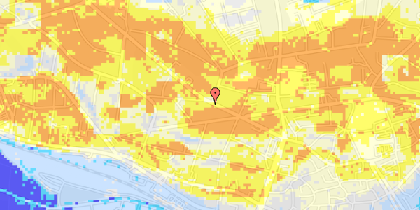 Ekstrem regn på Hobrovej 25, 2. th