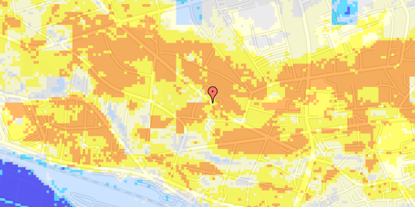 Ekstrem regn på Hobrovej 35, 3. th