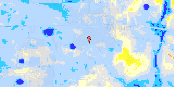 Ekstrem regn på Højbjergvej 1