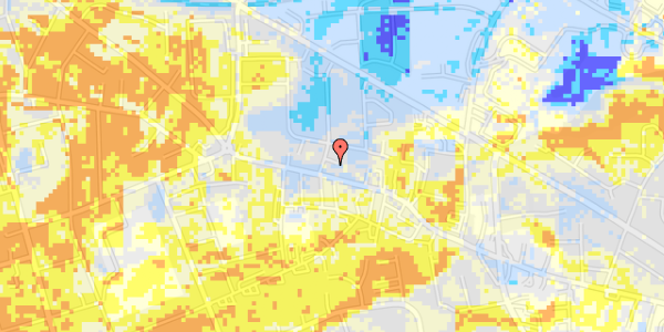 Ekstrem regn på Landlystvej 2D