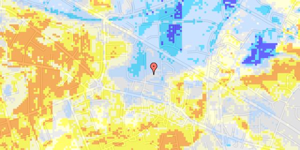 Ekstrem regn på Landlystvej 4A