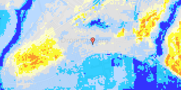 Ekstrem regn på Mejlgårdsvej 4