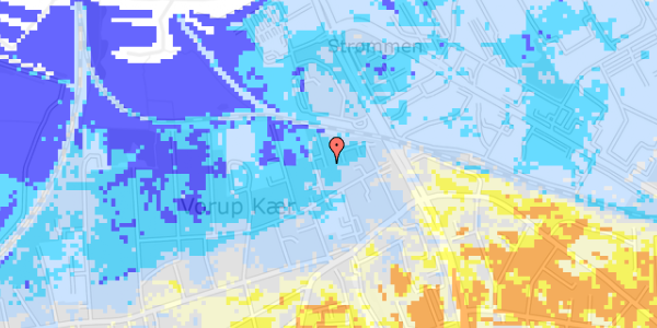 Ekstrem regn på Møllestensvej 18