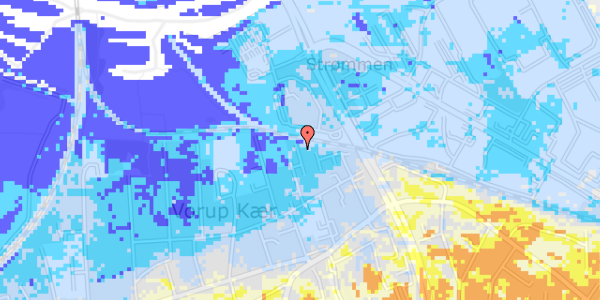 Ekstrem regn på Møllestensvej 26