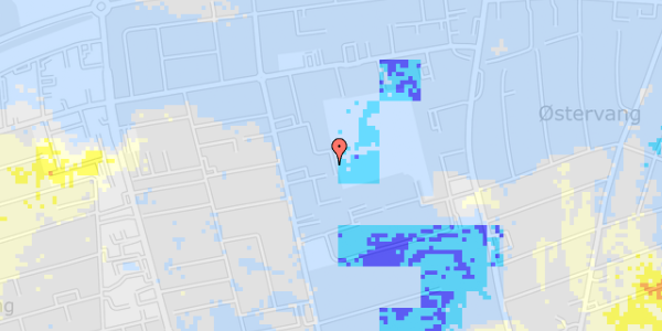 Ekstrem regn på Nørrebrogade 136, 2. th