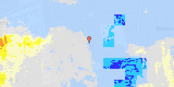 Ekstrem regn på Nørrebrogade 137