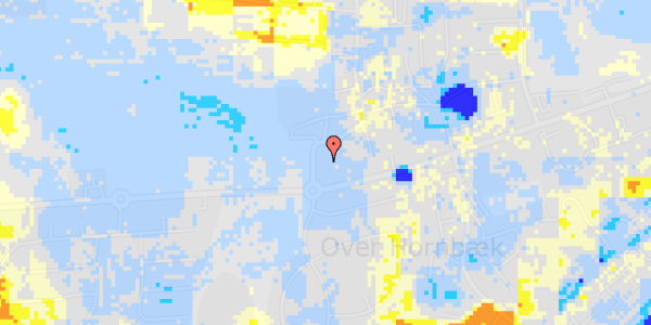 Ekstrem regn på Overvænget 4