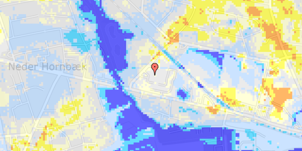 Ekstrem regn på Parkboulevarden 71P, st. 16