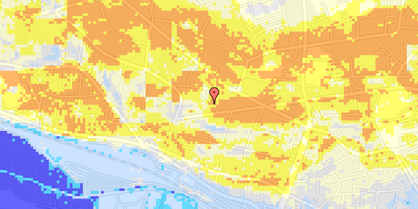 Ekstrem regn på Pontoppidansgade 3, 2. 