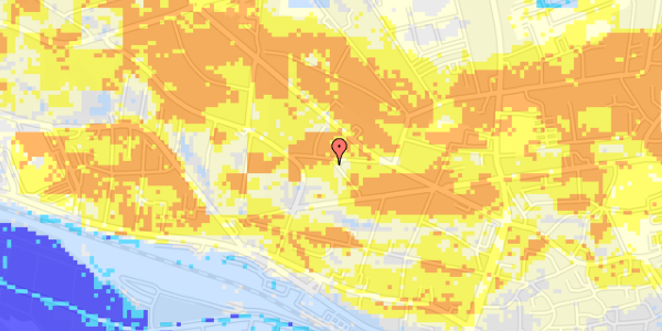 Ekstrem regn på Pontoppidansgade 11, 3. th