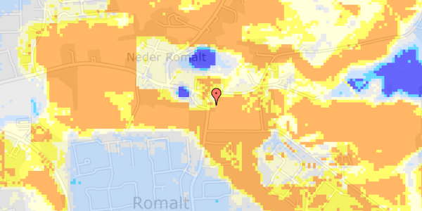 Ekstrem regn på Romaltvej 131