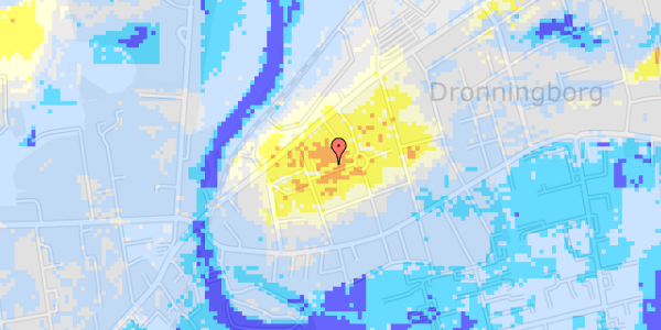 Ekstrem regn på Rønne Alle 5