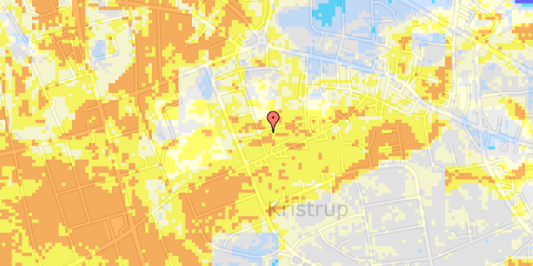 Ekstrem regn på Skolegade 16, 1. th