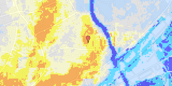 Ekstrem regn på Stadfeldtsvej 36, 2. th