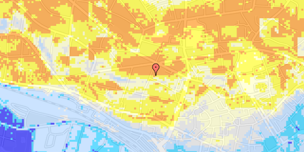 Ekstrem regn på Steen Blichers Gade 12, 3. th