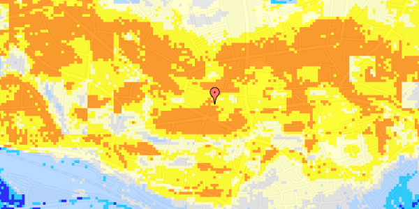 Ekstrem regn på Steen Blichers Gade 27, 2. 