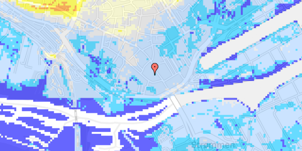 Ekstrem regn på Storegade 10B, 1. 