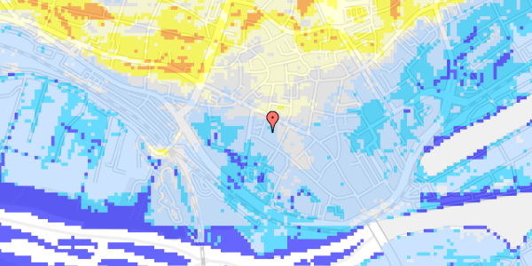 Ekstrem regn på St. Kirkestræde 1, 2. 7