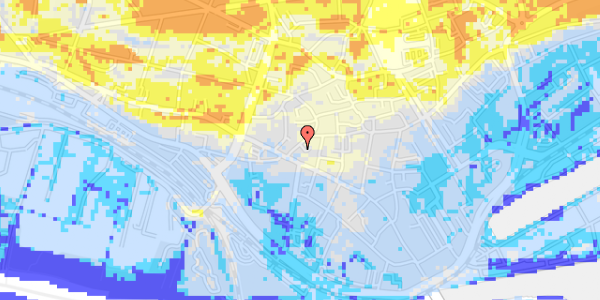 Ekstrem regn på St. Voldgade 7, 2. th