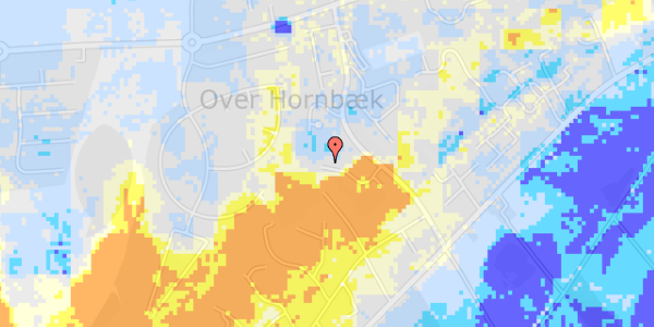 Ekstrem regn på Strindbergsvej 26